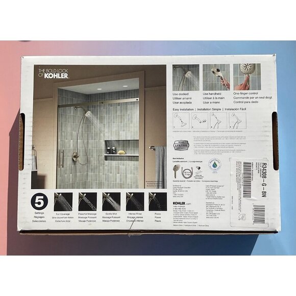 Kohler Tellin Multifunctional hand Shower - open box - Picture 2 of 3